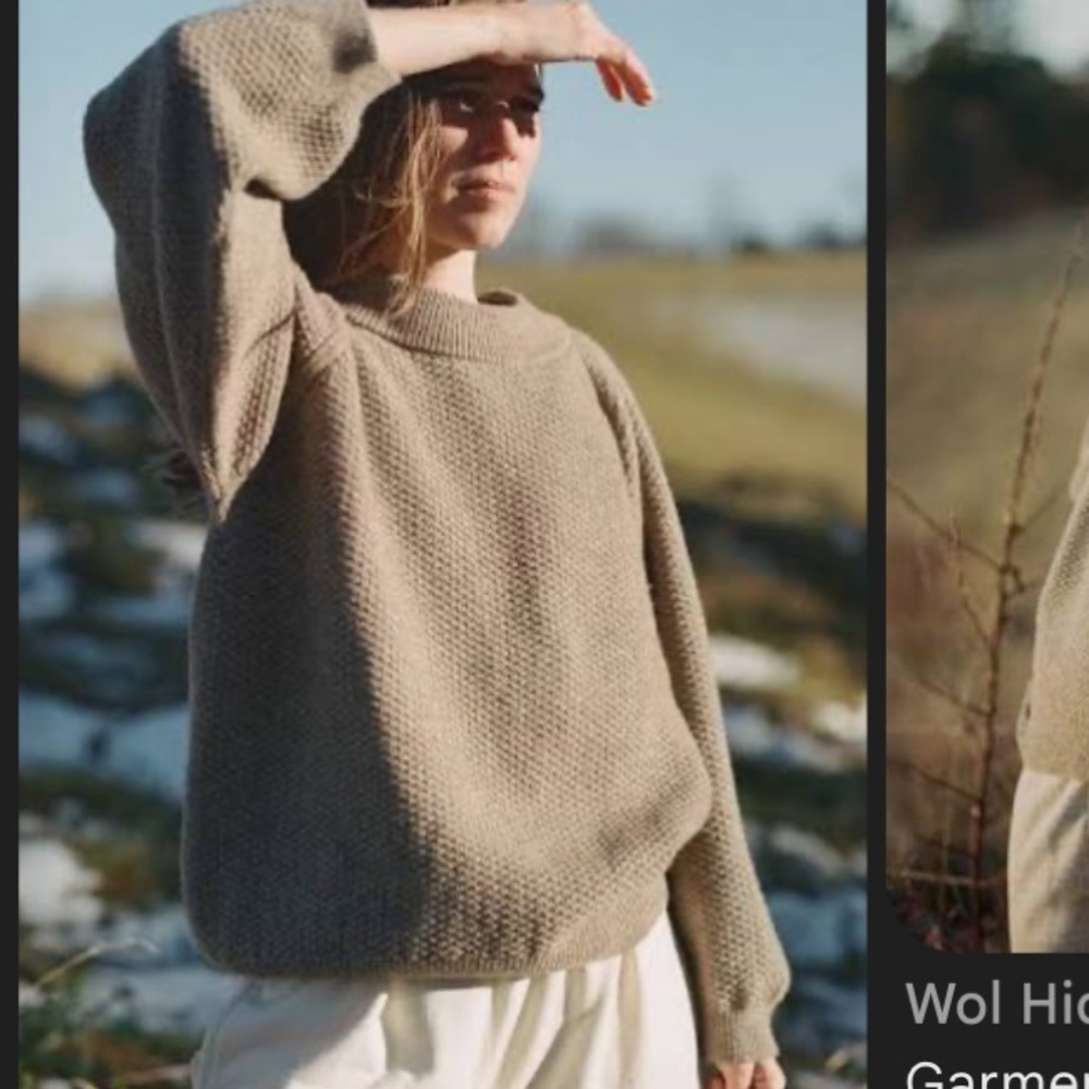 Wol hide moss sweater S/M in “earth” - Picture 7 of 16